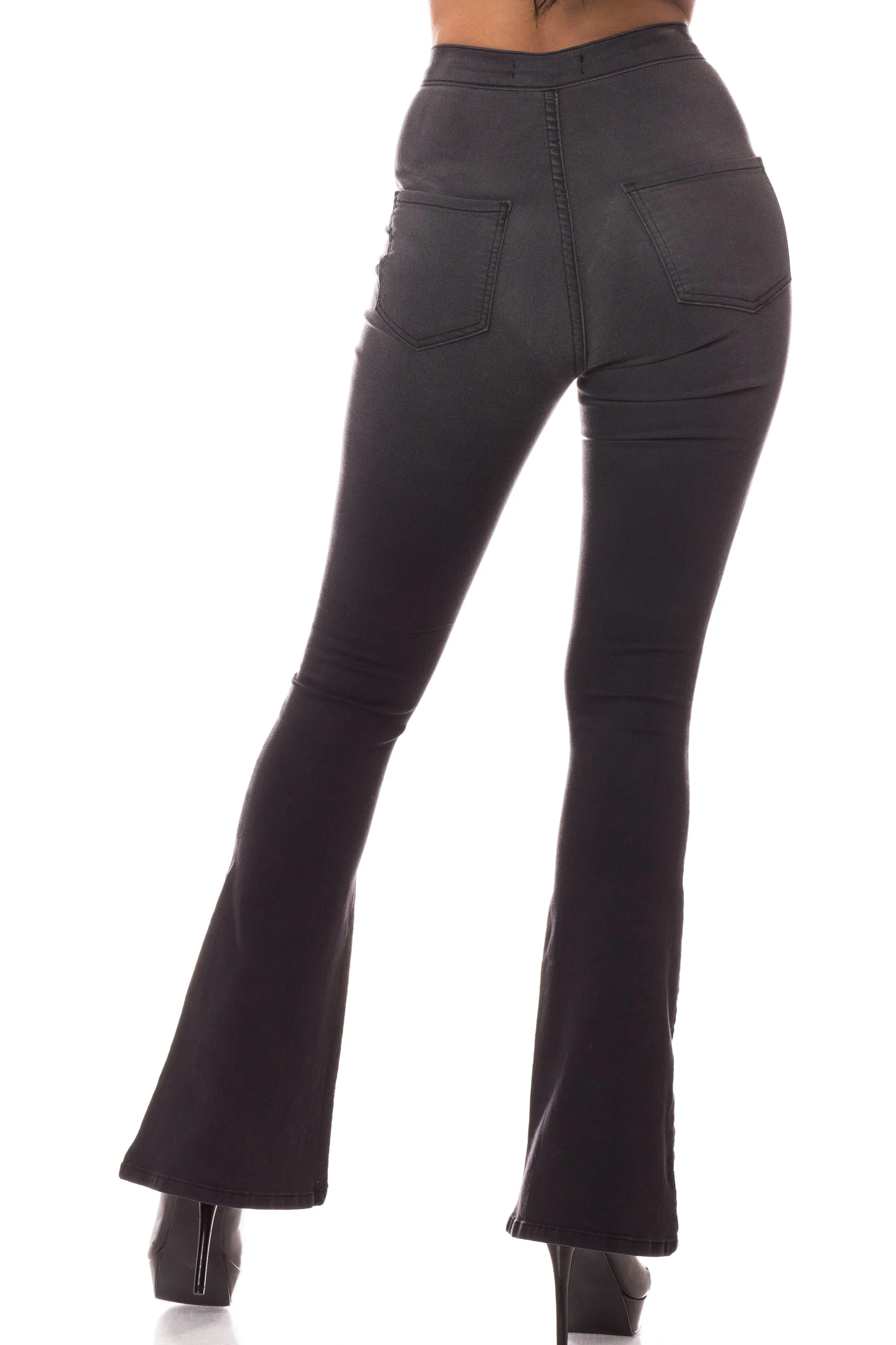 2010 Women's Super High Waisted Flare Jeans