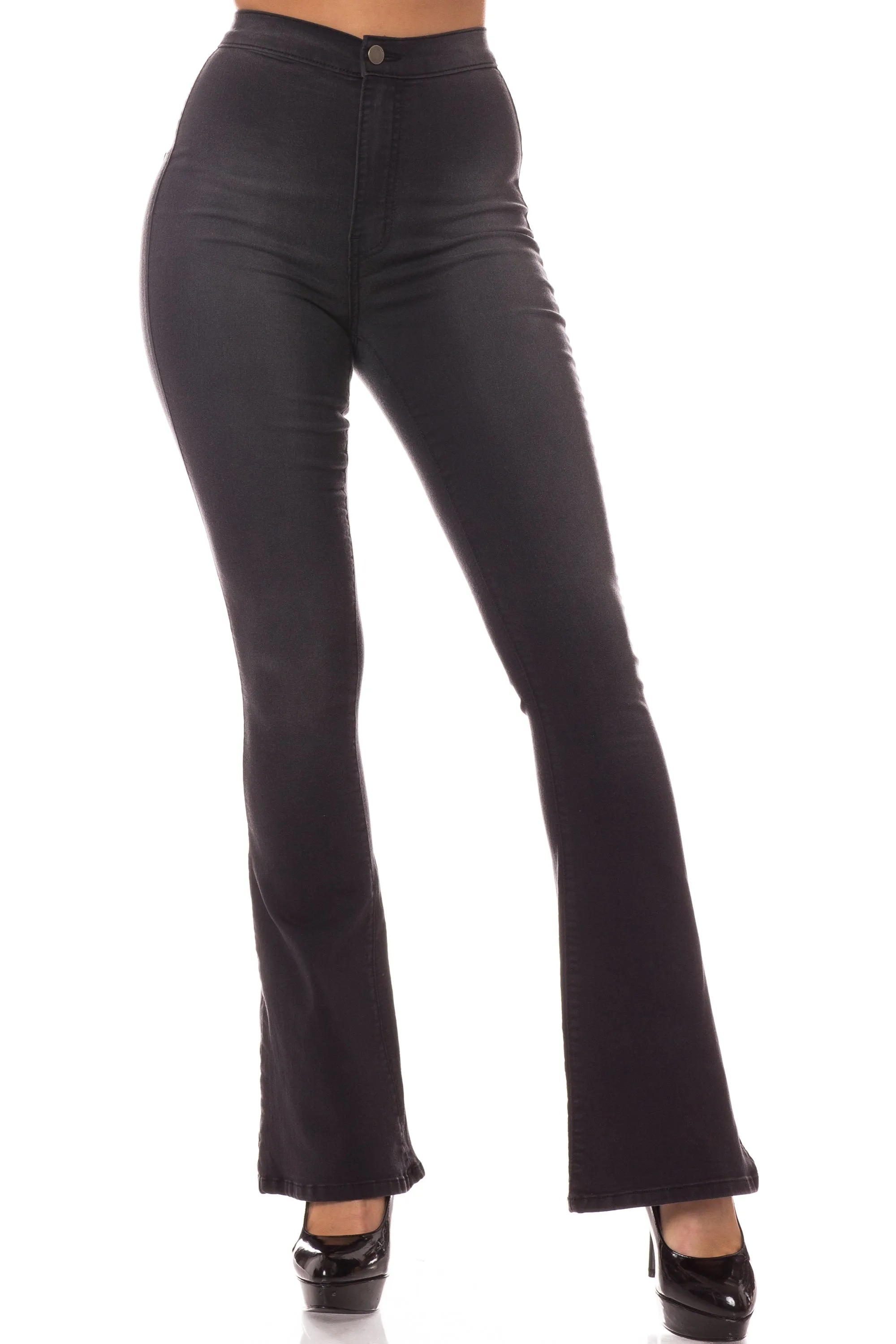 2010 Women's Super High Waisted Flare Jeans