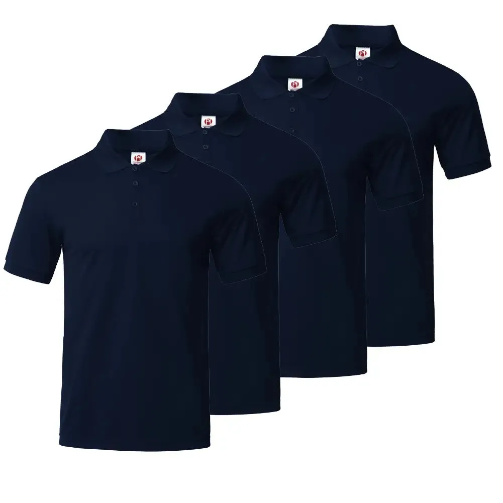 4 Pack Men's Collared Shirts