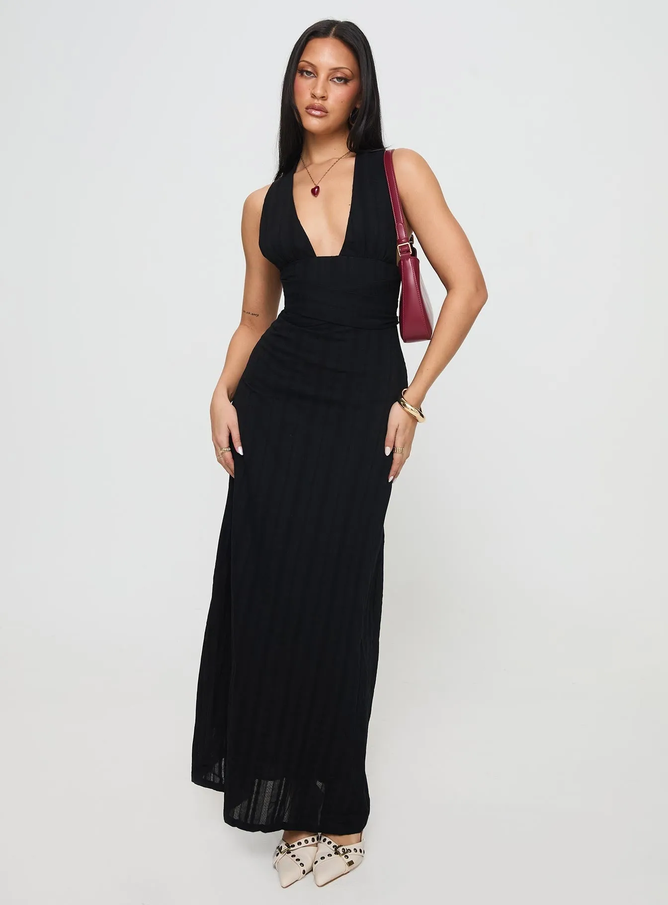 Alsace Maxi Dress Black