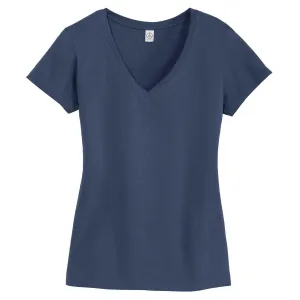 Alternative Women's Light Navy Legacy V-Neck T-Shirt