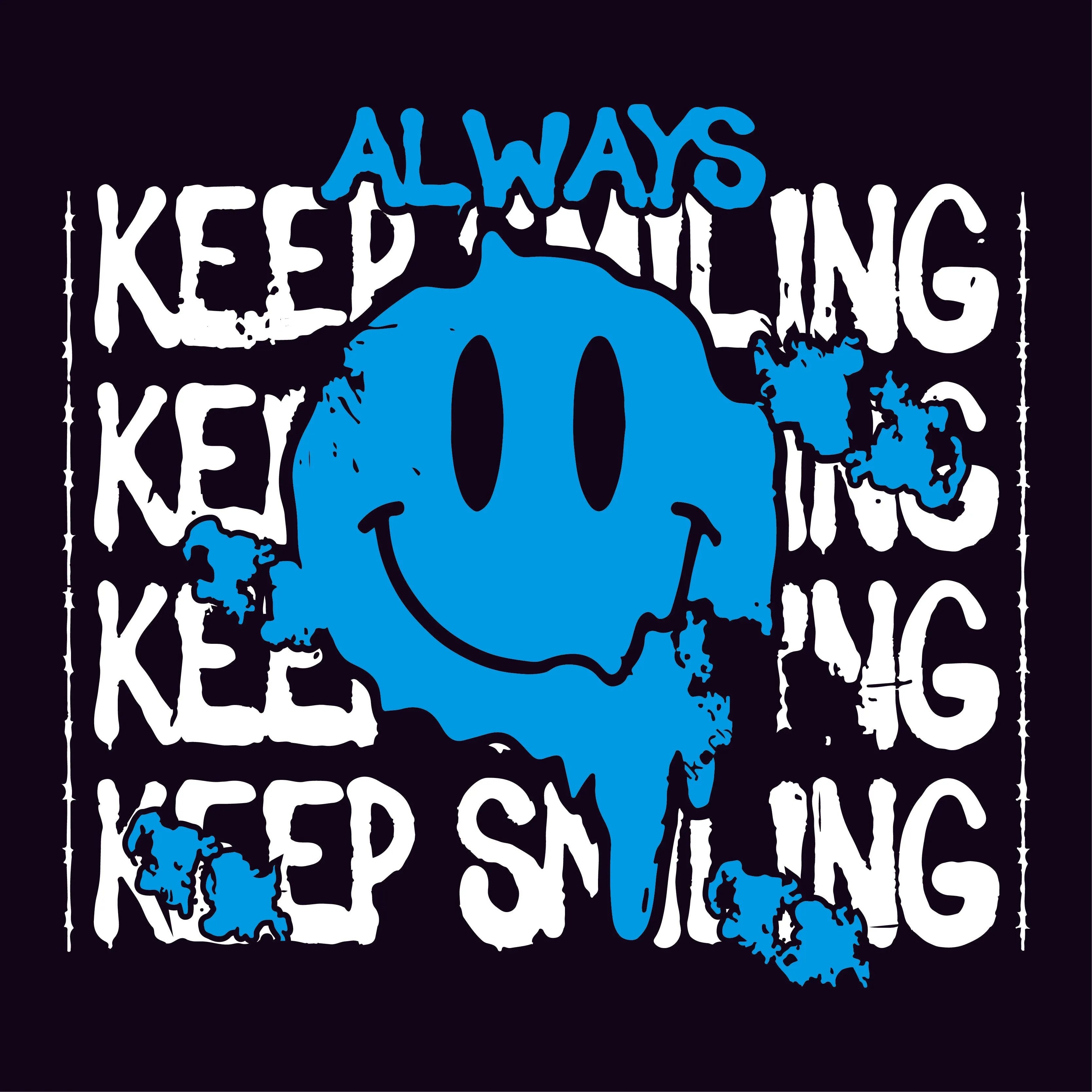 Always Keep Smiling Graphic Tee