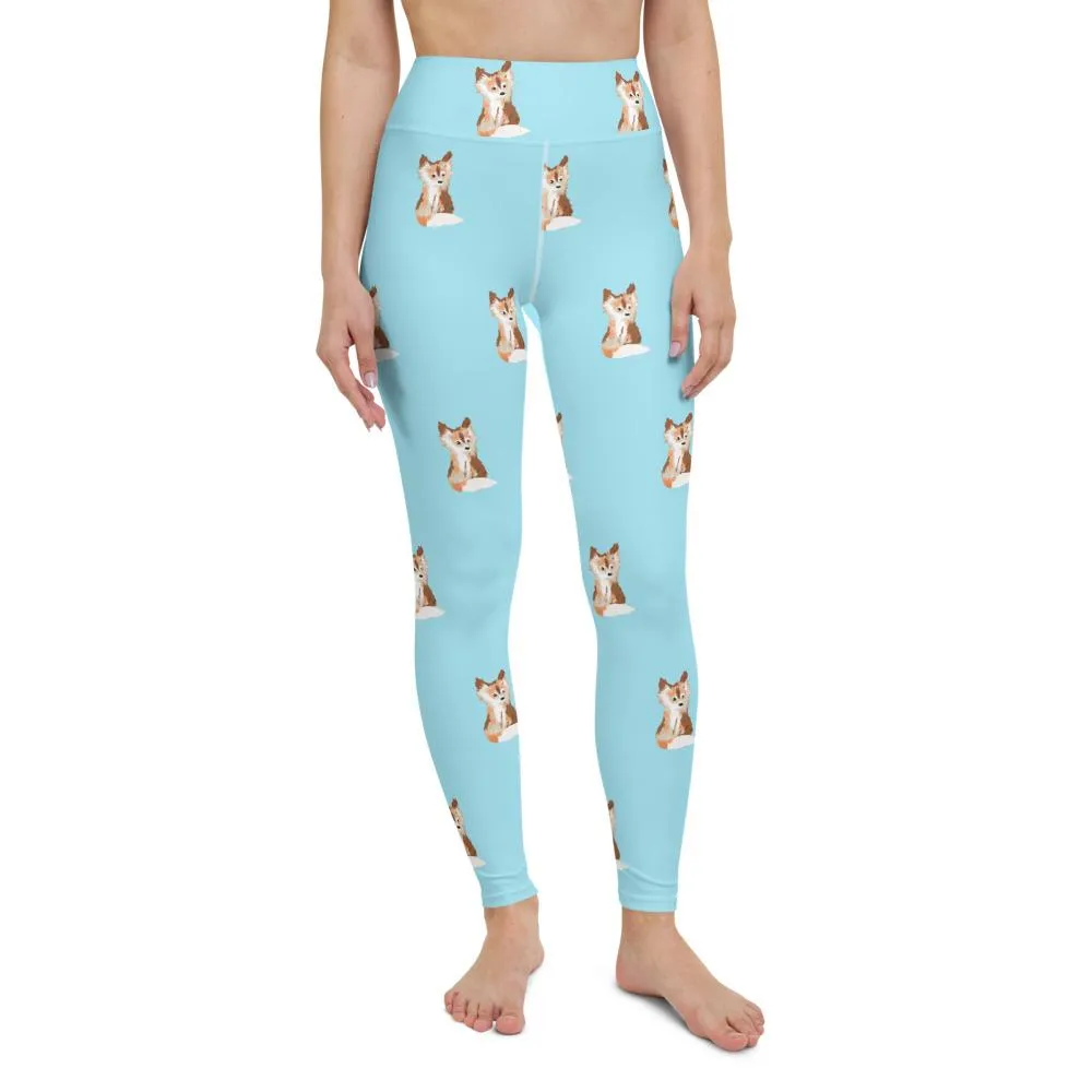 Baby Fox - Yoga Leggings (Blizzard Blue)