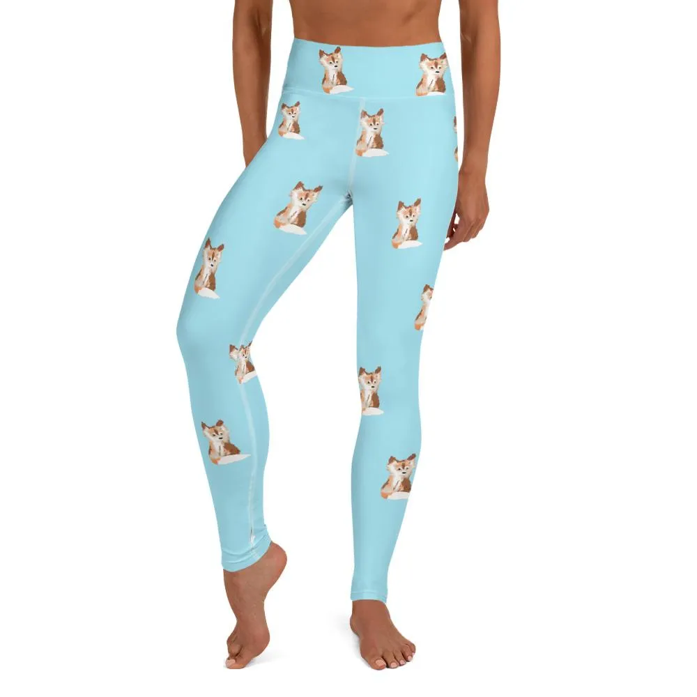 Baby Fox - Yoga Leggings (Blizzard Blue)