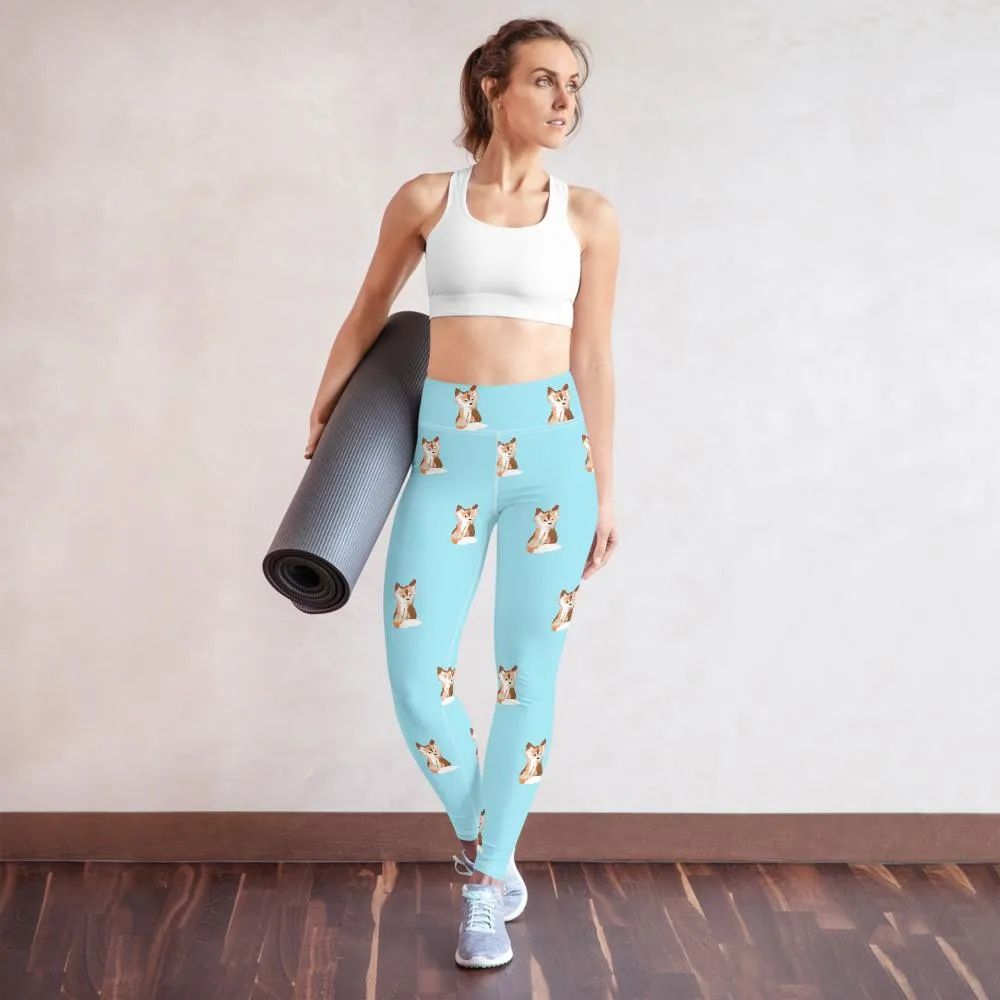 Baby Fox - Yoga Leggings (Blizzard Blue)