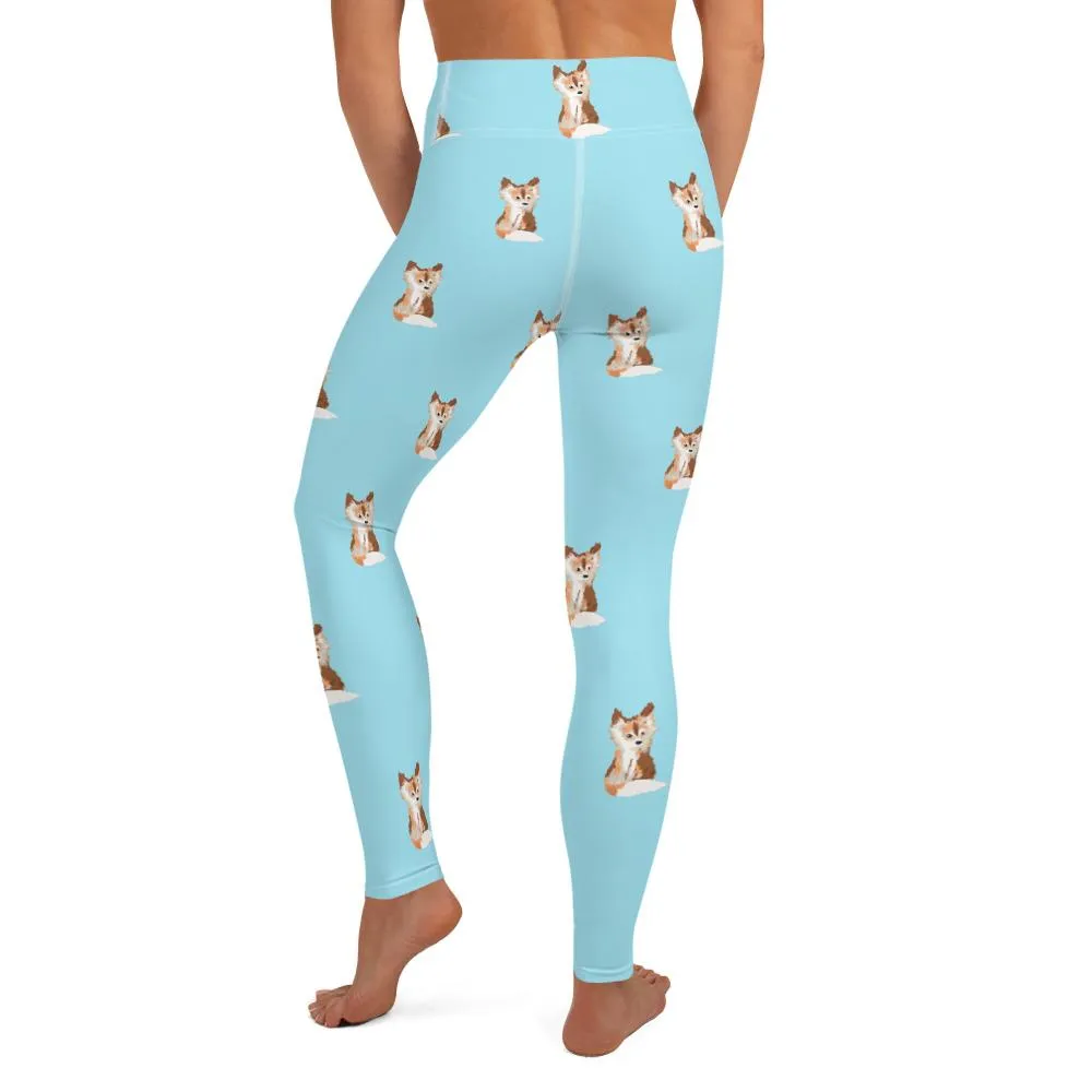 Baby Fox - Yoga Leggings (Blizzard Blue)