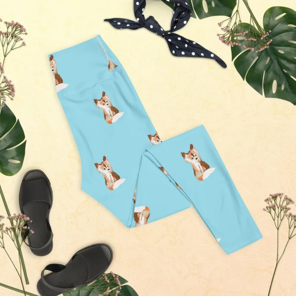 Baby Fox - Yoga Leggings (Blizzard Blue)