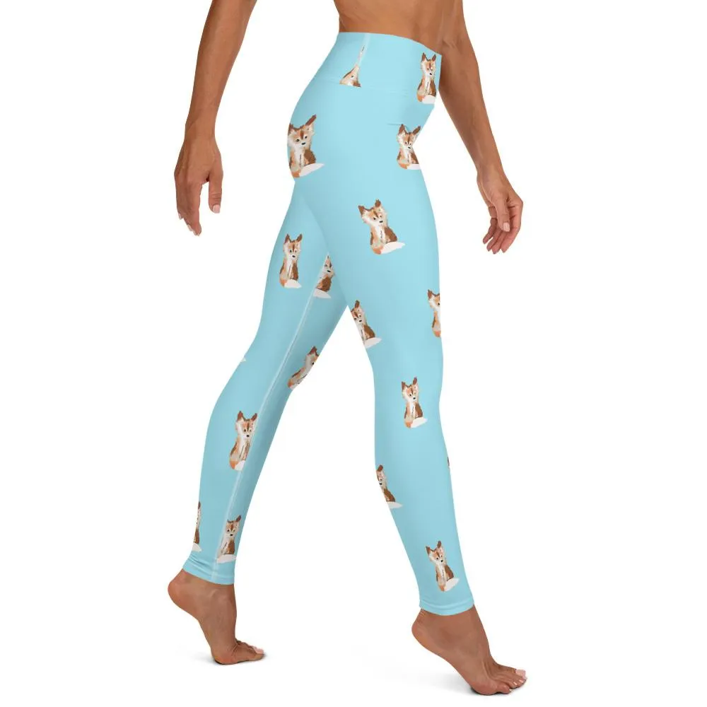 Baby Fox - Yoga Leggings (Blizzard Blue)