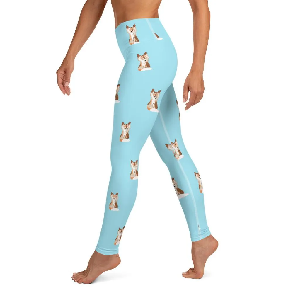 Baby Fox - Yoga Leggings (Blizzard Blue)