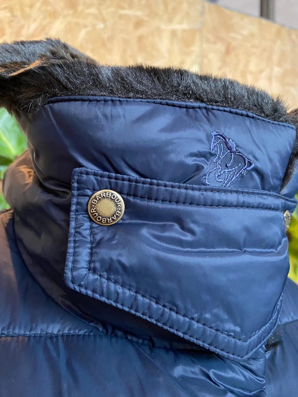 Barbour Mullein Quilt Jacket - Navy