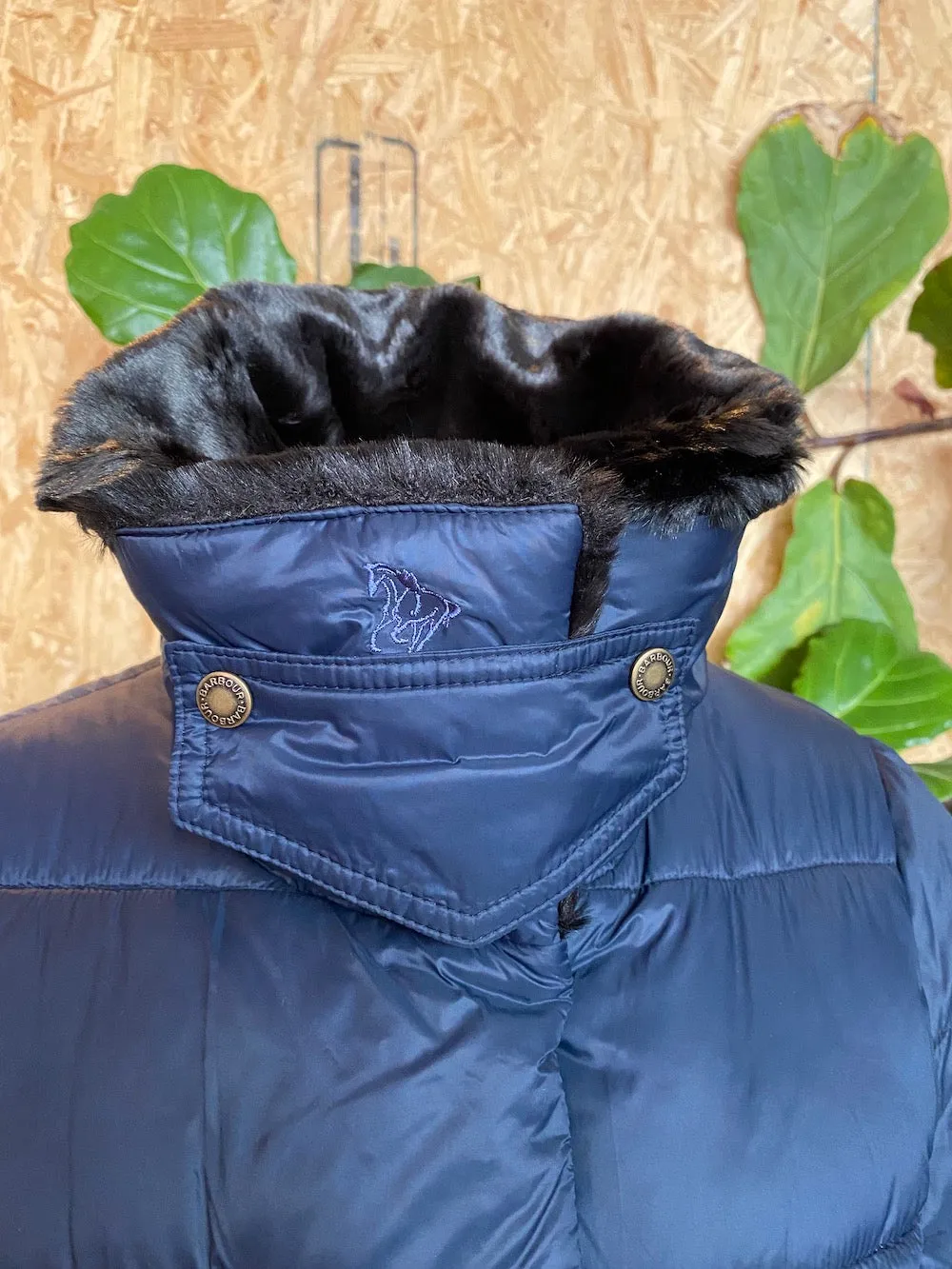 Barbour Mullein Quilt Jacket - Navy