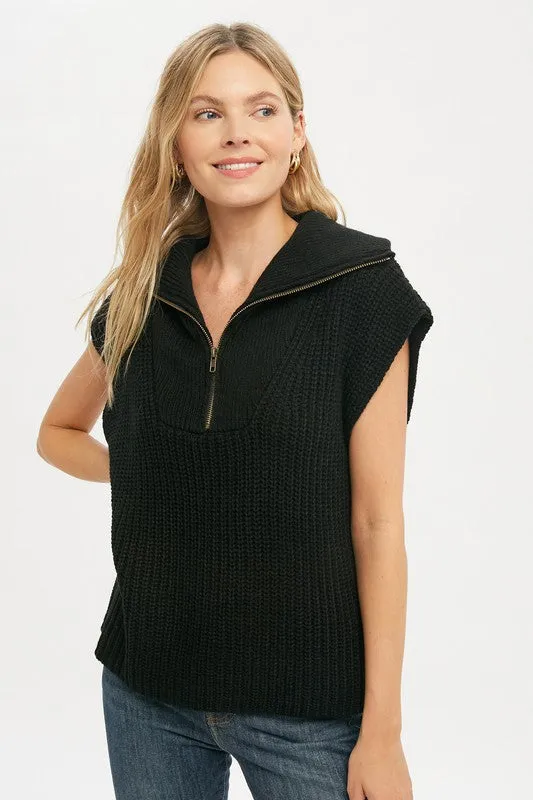 Callan Half Zip Sweater Vest