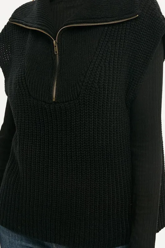 Callan Half Zip Sweater Vest