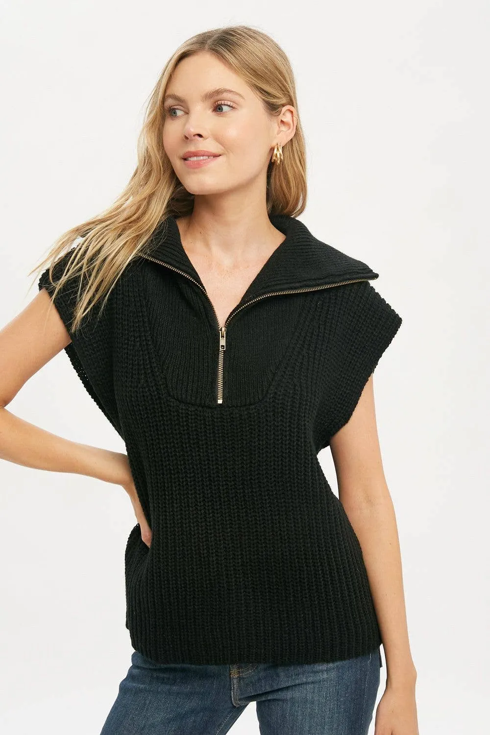 Callan Half Zip Sweater Vest