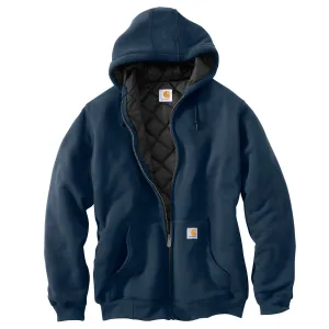 Carhartt Men's New Navy Rain Defender 3-Season Midweight Sweatshirt