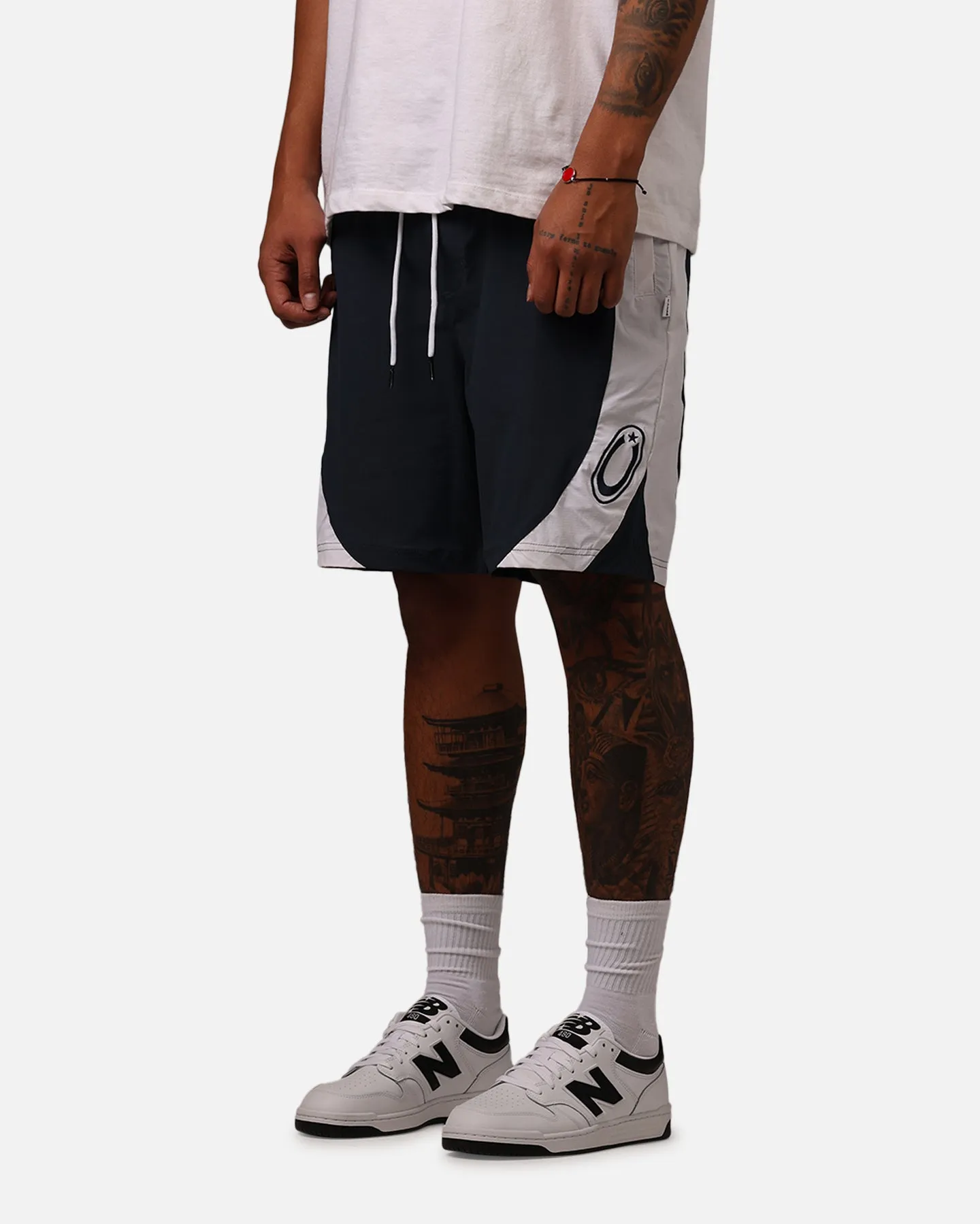 Carre C-Star Warm Up Shorts Navy/White