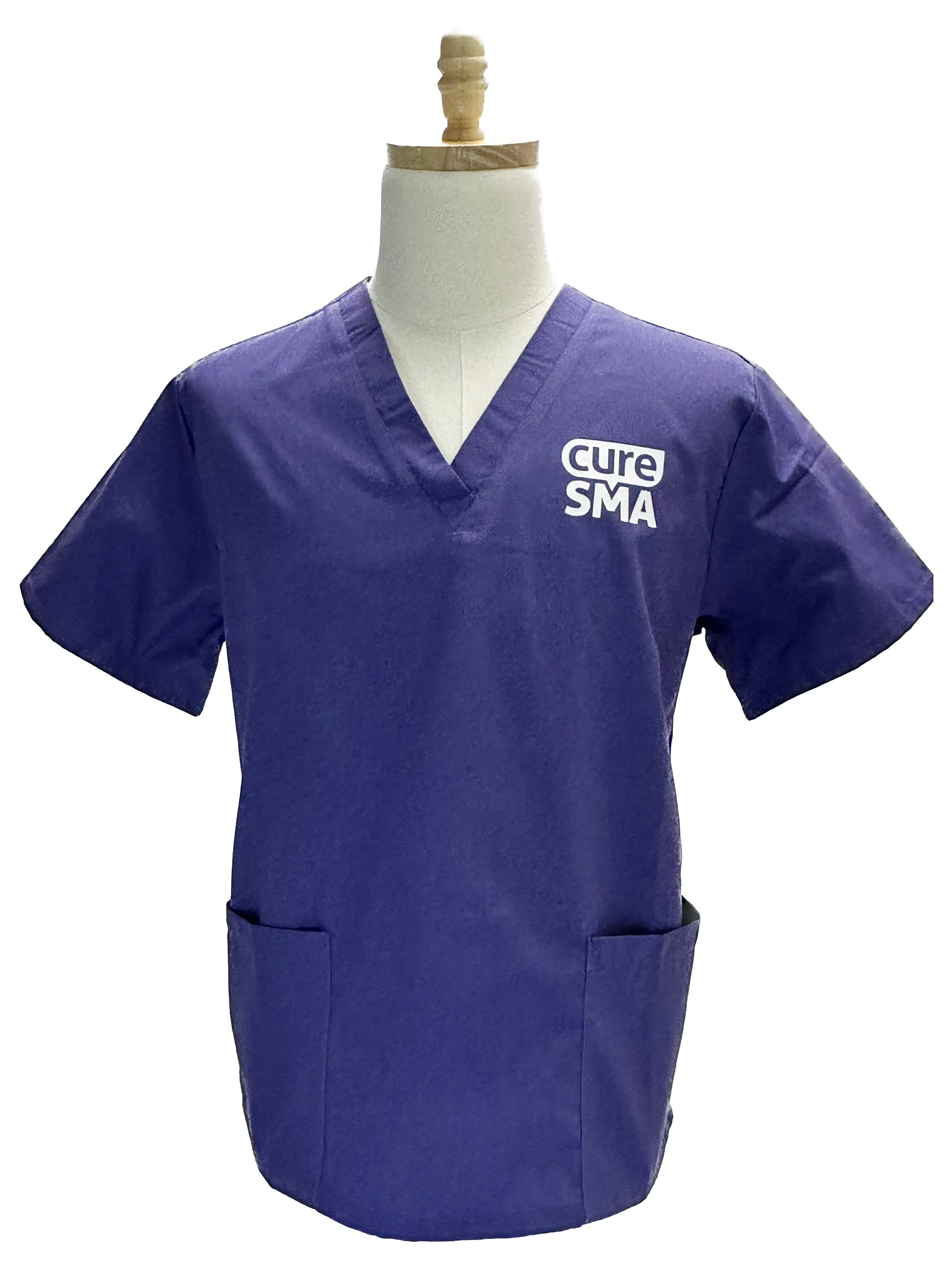 Cure SMA Unisex V-Neck Scrub Top