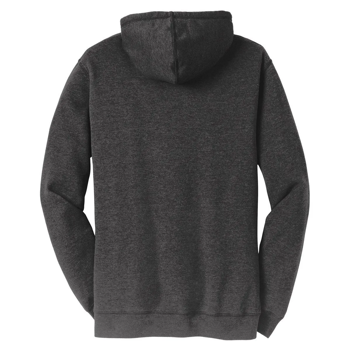 District Made Men's Heathered Black Lightweight Fleece Hoodie