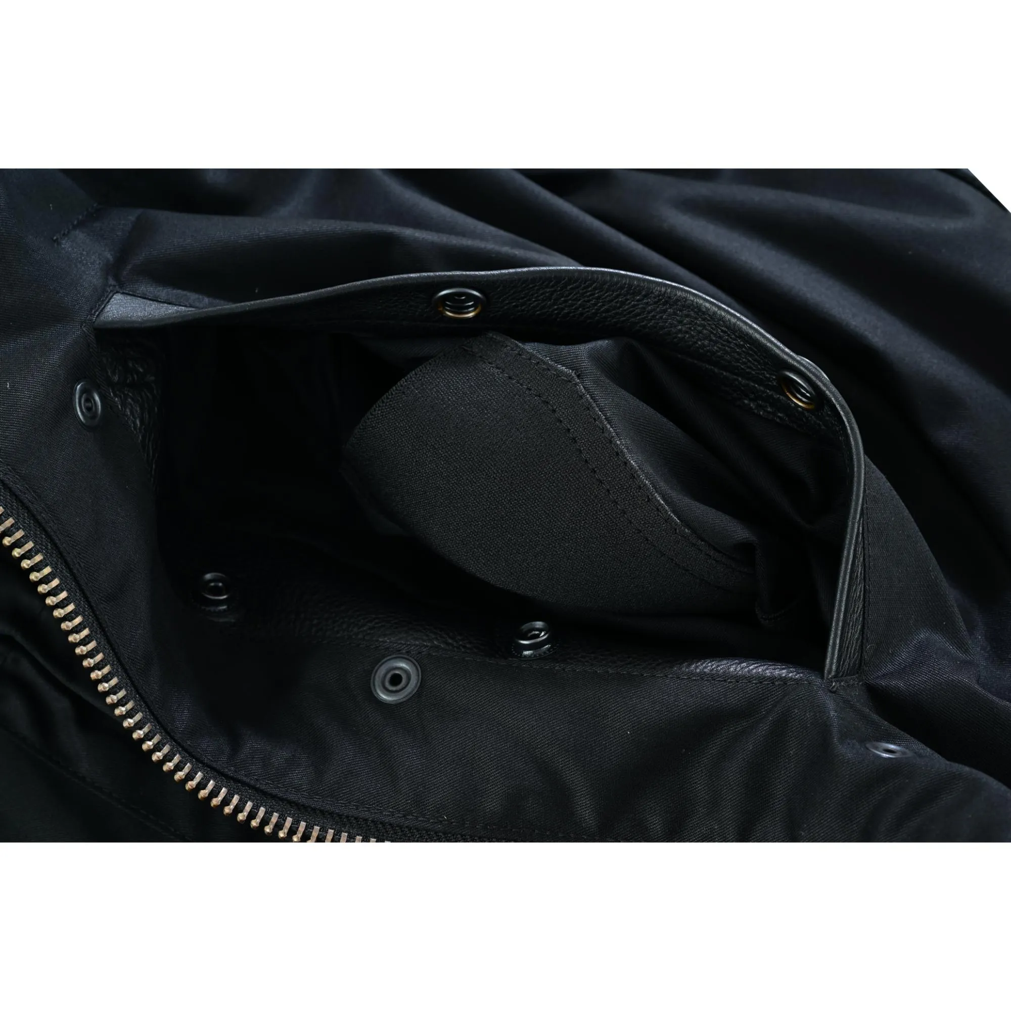 DS187 Upgraded Style Gun Pockets, Hidden Gun Metal Zipper, Bottom Sid