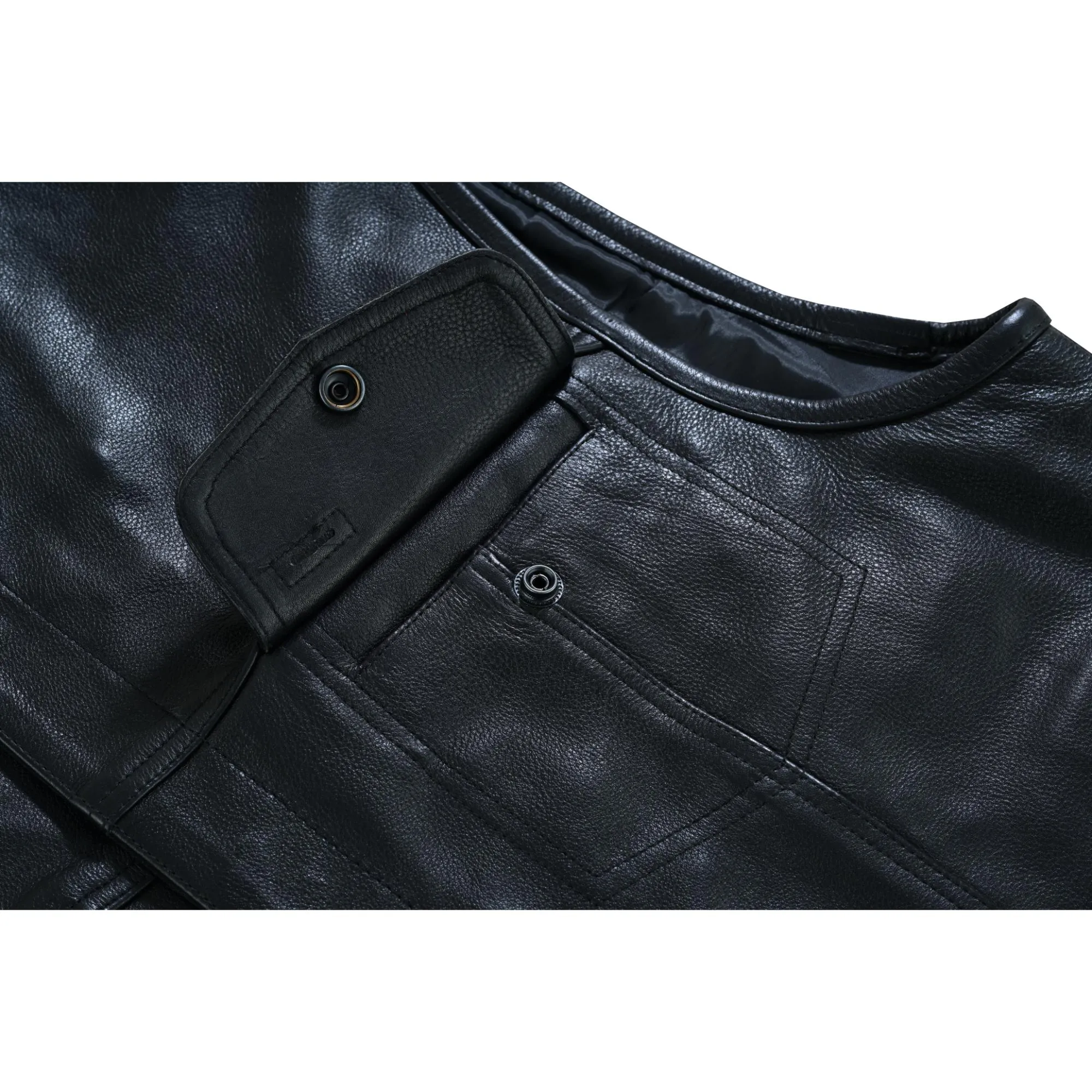 DS187 Upgraded Style Gun Pockets, Hidden Gun Metal Zipper, Bottom Sid