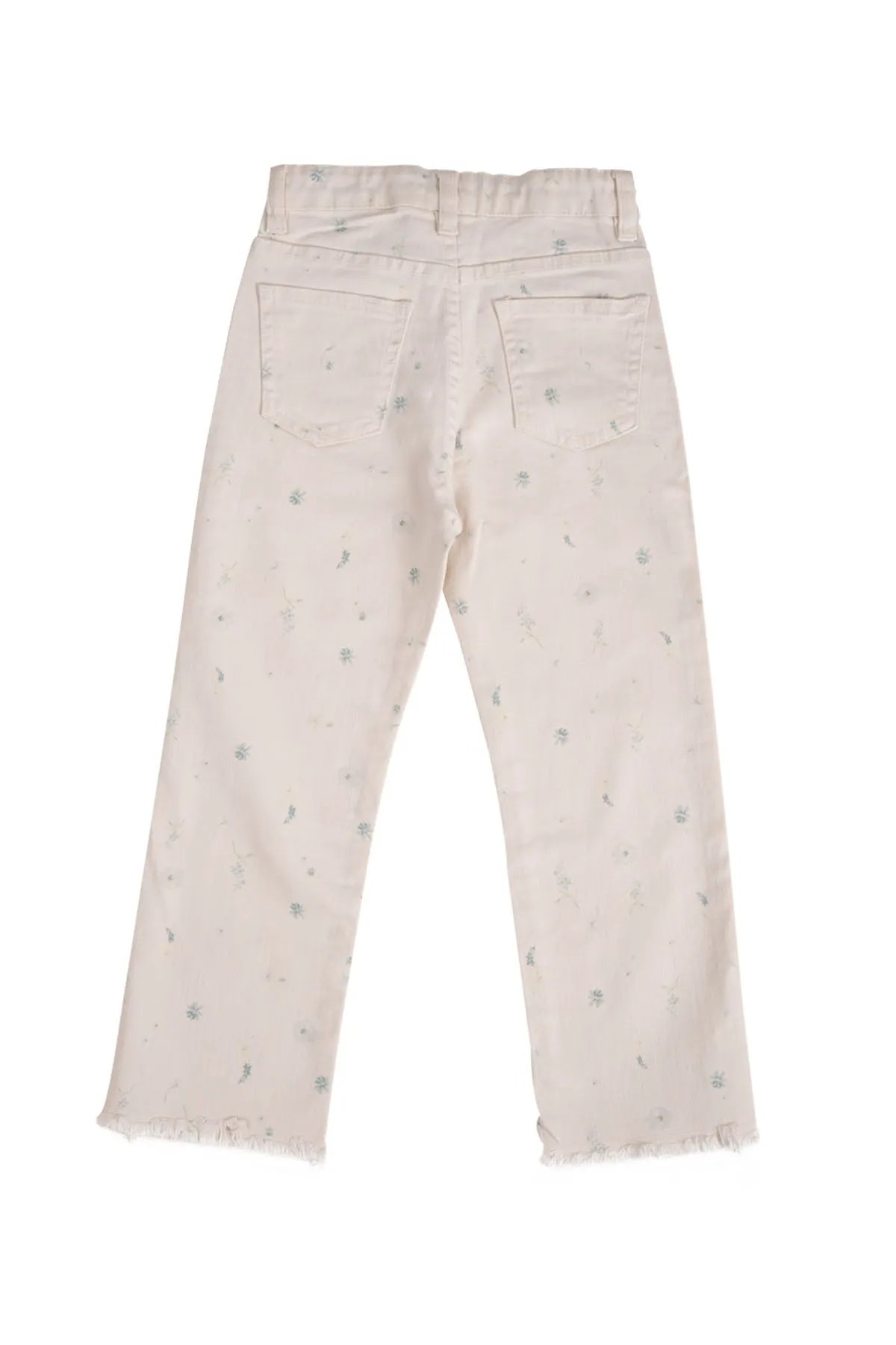 Floral Pant For Girl - Pink