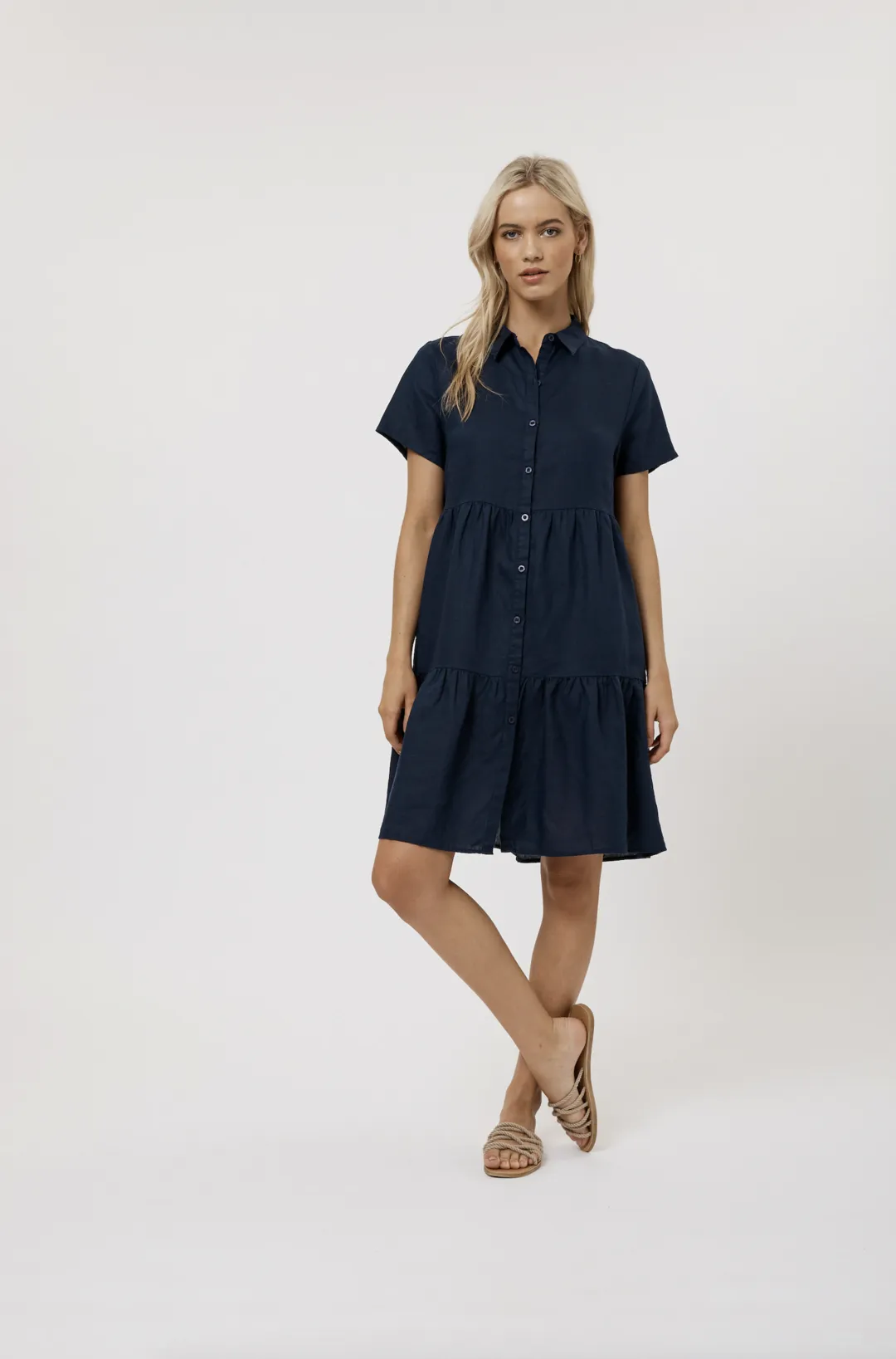 Hazel Dress- Navy