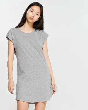 Joie Lamisa Cotton Tee Shirt Dress, Heather Grey