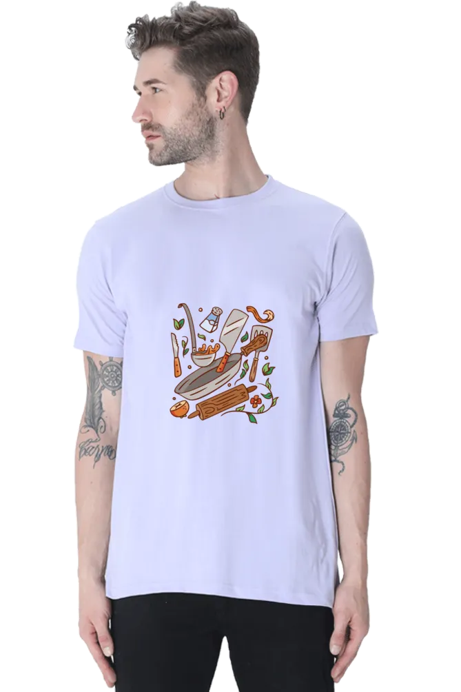 Kitchen Elements Printed T-shirt for men