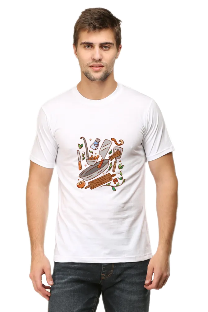 Kitchen Elements Printed T-shirt for men