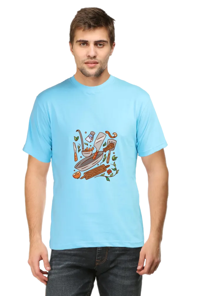 Kitchen Elements Printed T-shirt for men