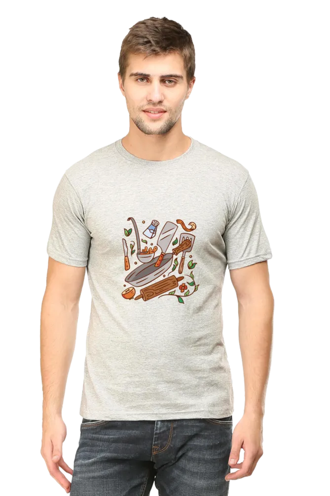 Kitchen Elements Printed T-shirt for men