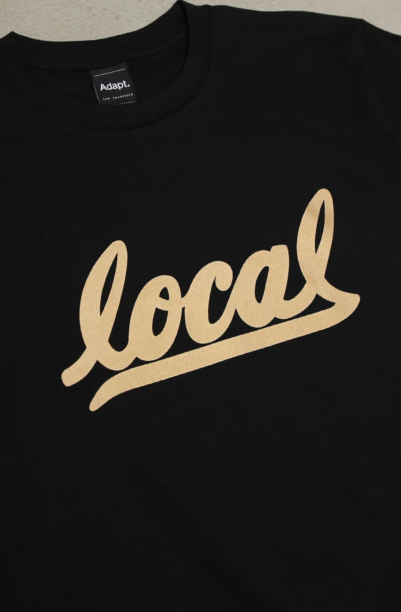 Local II  (Men's Black/Gold Tee)