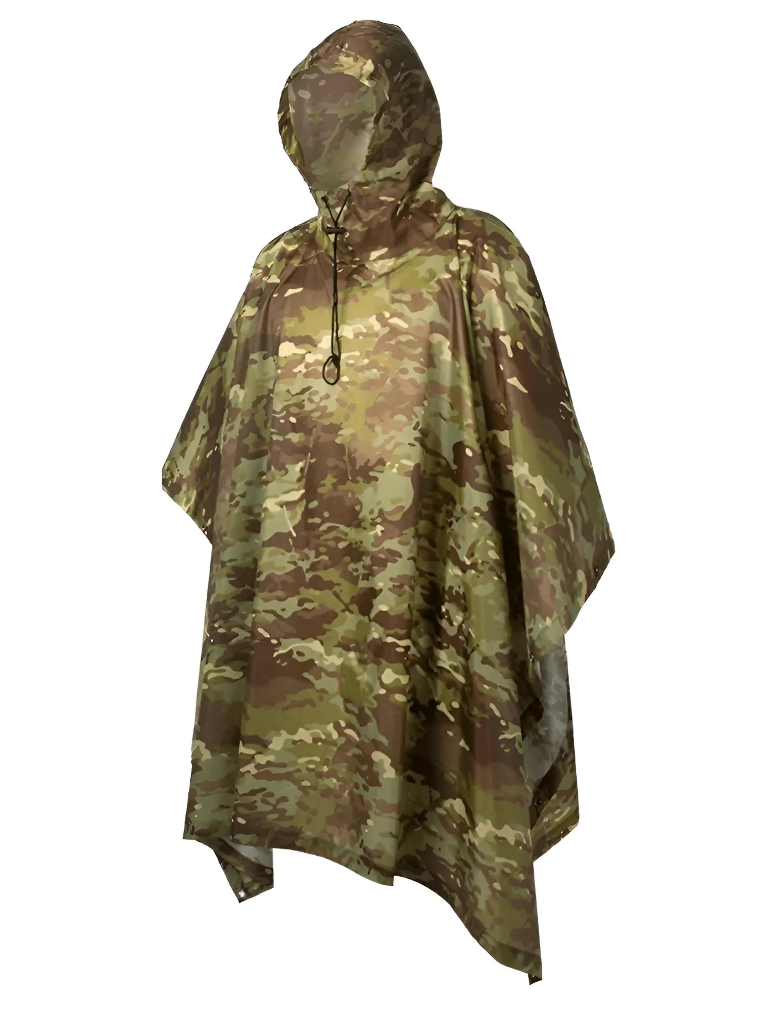 Military Impermeable Men's Camo Rain Poncho Waterproof Zipper Rain Coat Men's Raincoat Motorcycle Rain Poncho