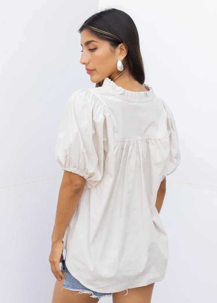 Nazim Puff Sleeve Top