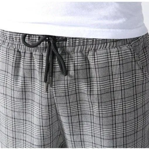 Plaid Joggers Pants