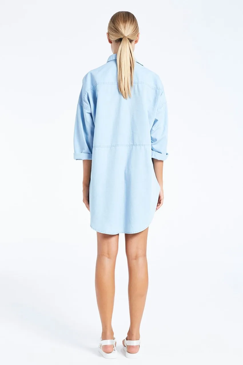 Plunge Shirt- Chambray