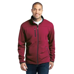 Port Authority Men's Garnet Red Pique Fleece Jacket