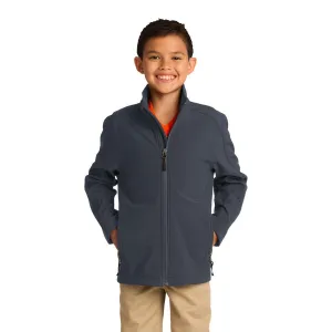 Port Authority Youth Battleship Grey Core Soft Shell Jacket