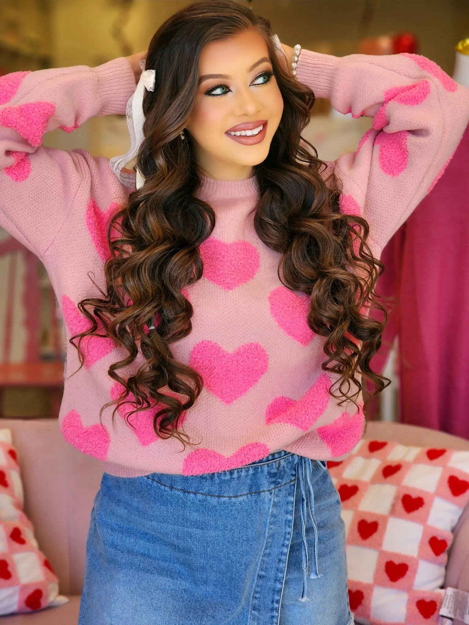 Puffy Heart Sweater