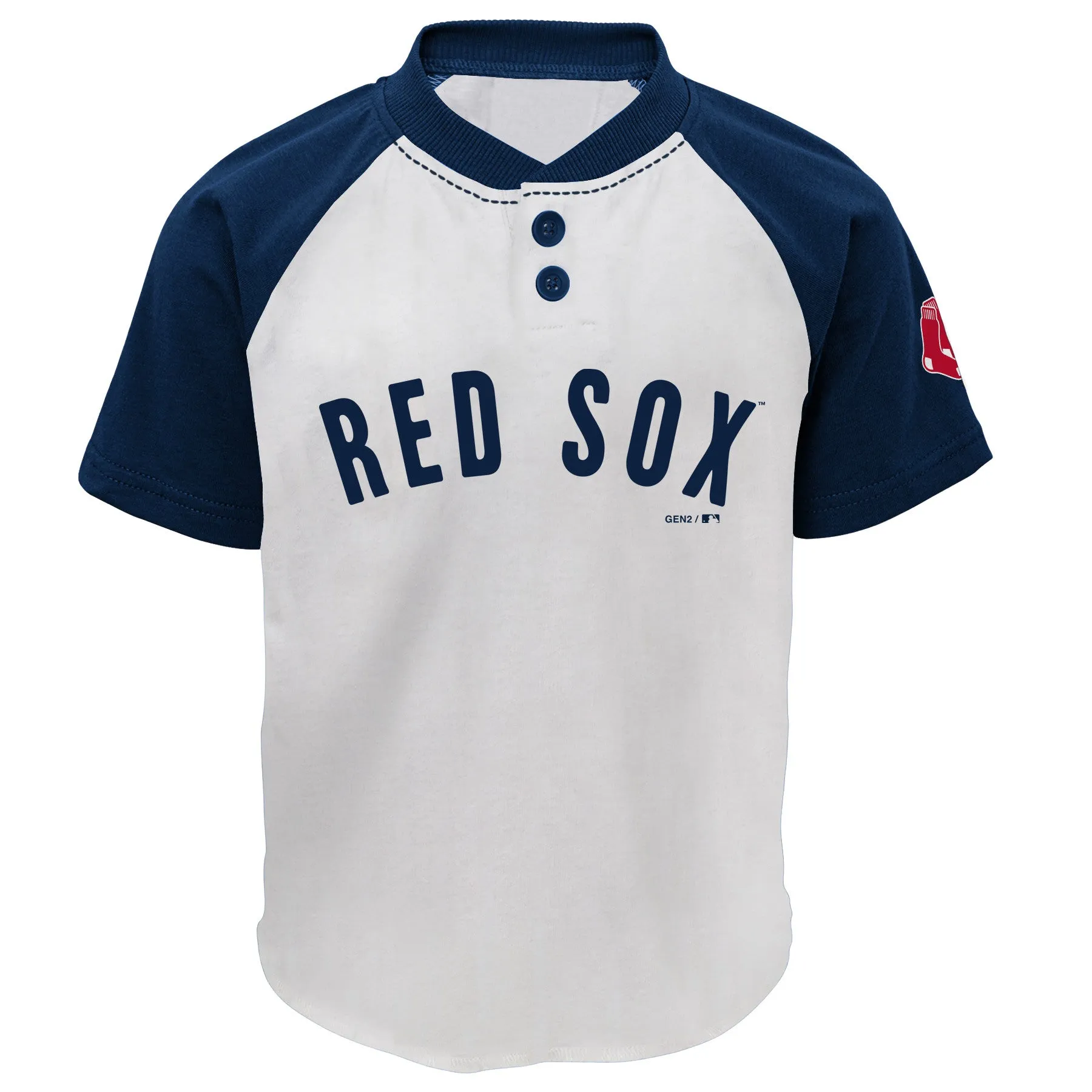 Red Sox Boy Short Sleeve Shirt and Shorts Set