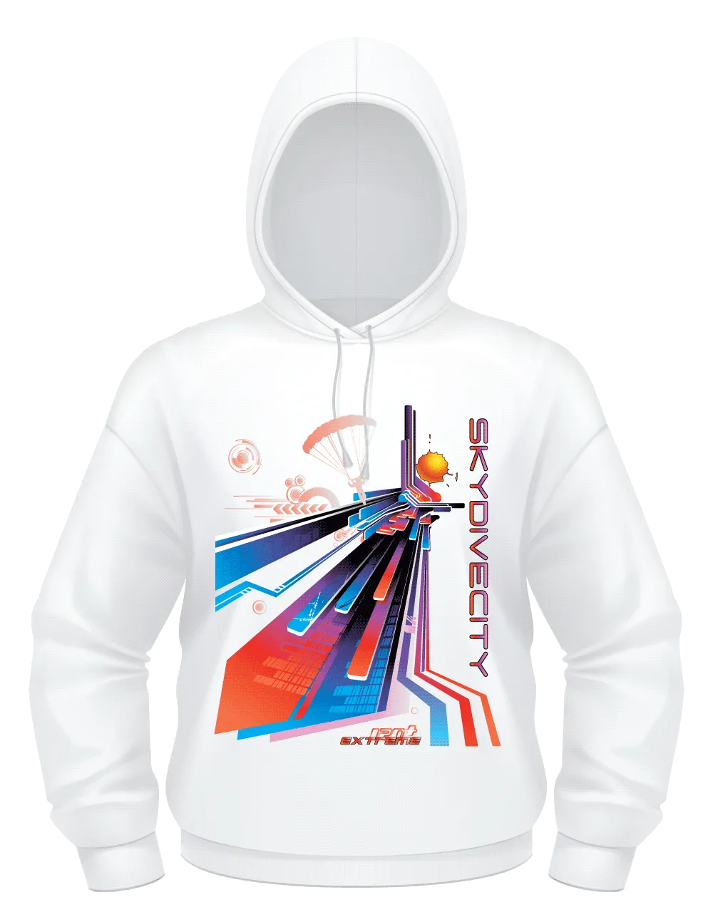 Skydiving Hoodie - Skydive City - Sunset - Unisex Hooded Sweatshirt