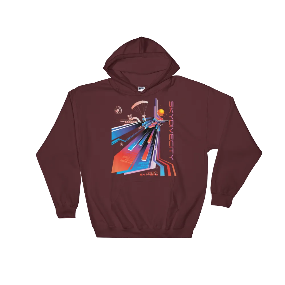 Skydiving Hoodie - Skydive City - Sunset - Unisex Hooded Sweatshirt