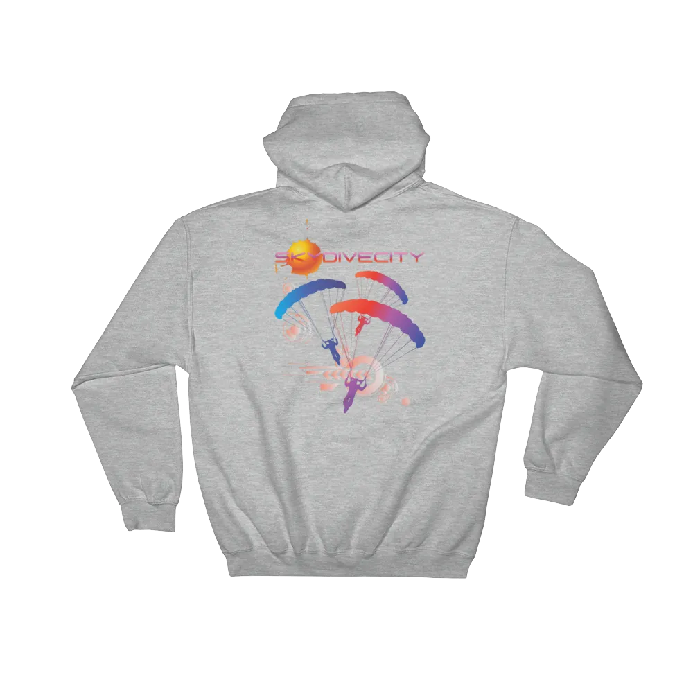 Skydiving Hoodie - Skydive City - Sunset - Unisex Hooded Sweatshirt