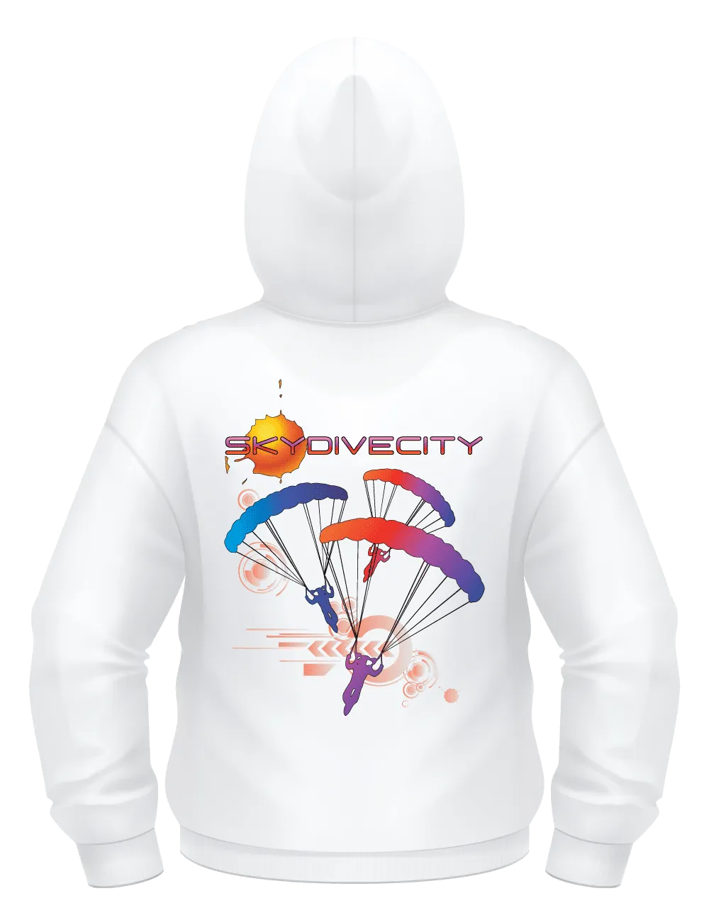 Skydiving Hoodie - Skydive City - Sunset - Unisex Hooded Sweatshirt