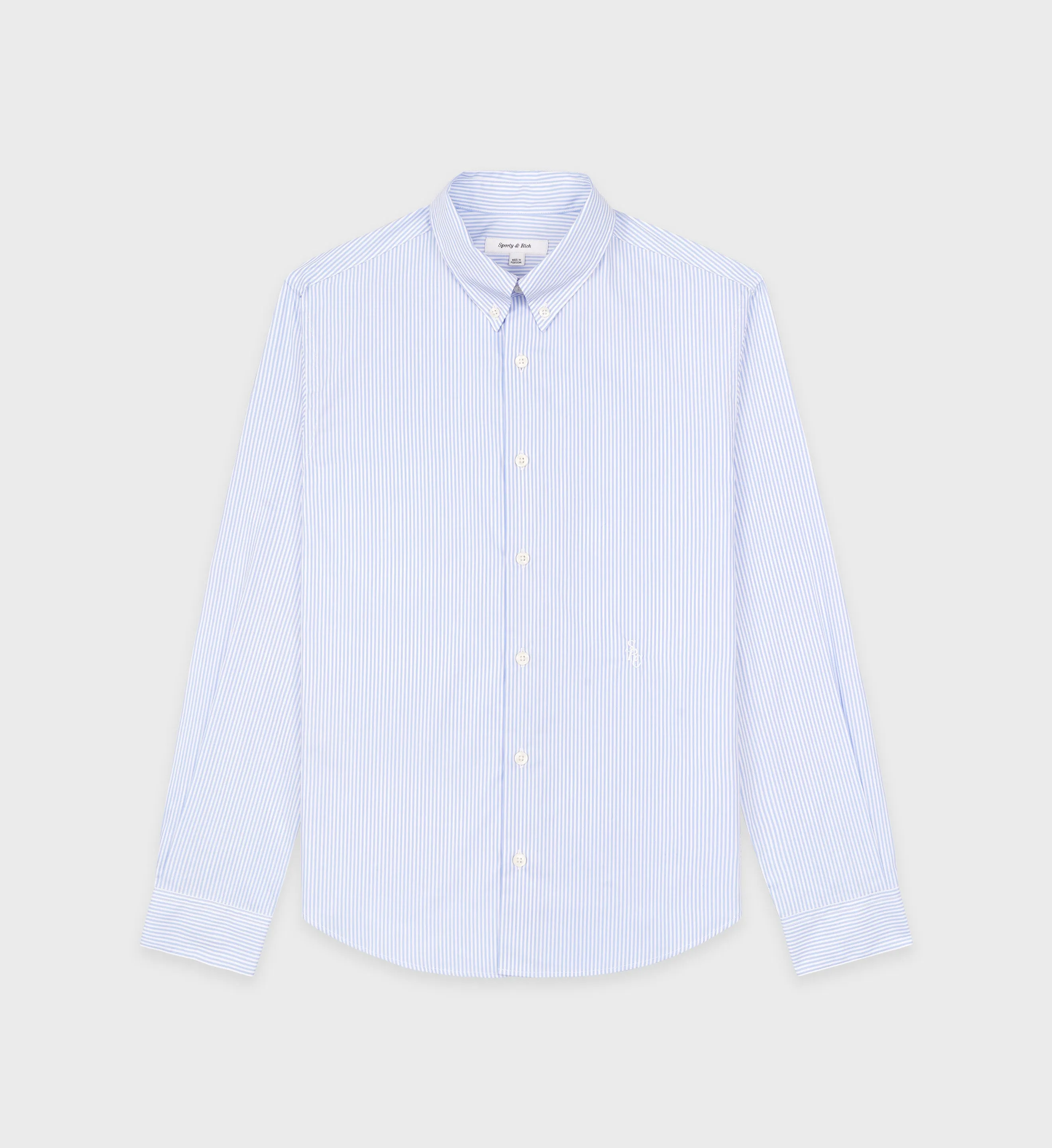 SRC Button Down Shirt - Light Blue Striped