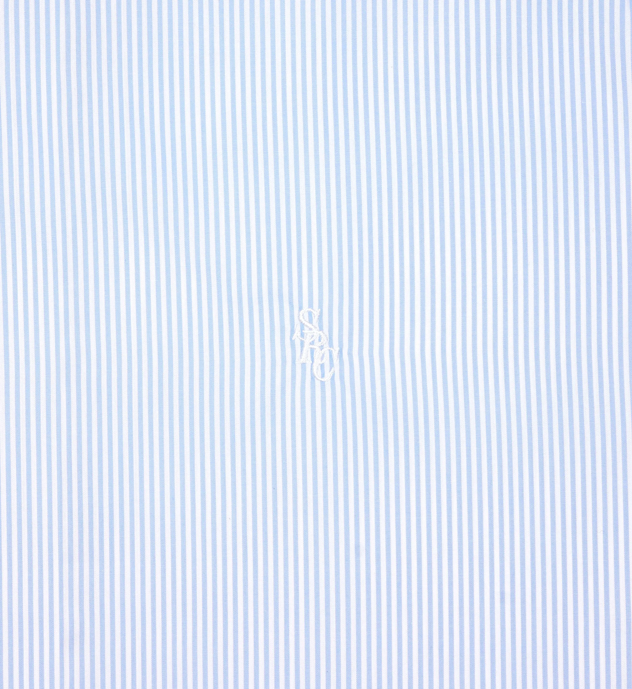 SRC Button Down Shirt - Light Blue Striped