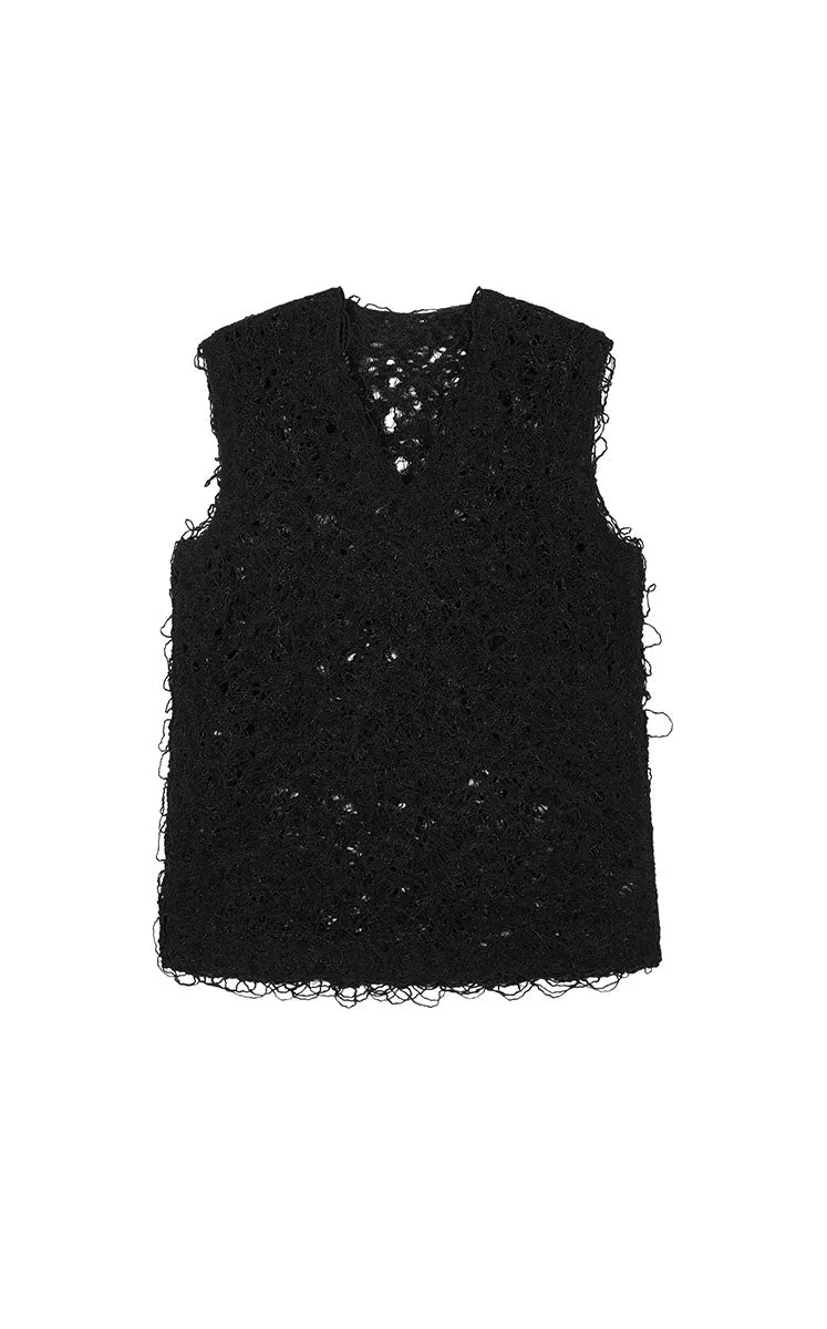 Sweater / JNBY Soft Textured Knit Vest