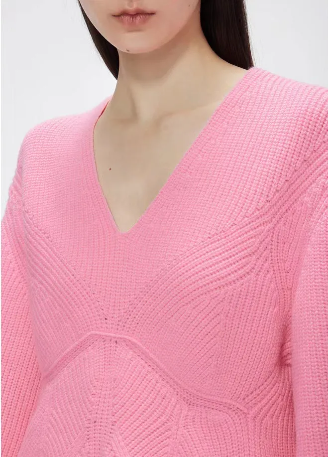 Sweaters / JNBY V-Neck Long Sleeve Pullover Sweater