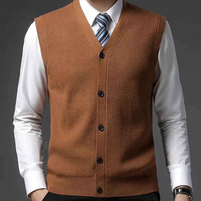 TAILORED WOOL BLEND VEST