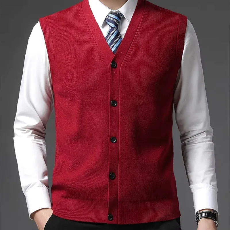 TAILORED WOOL BLEND VEST